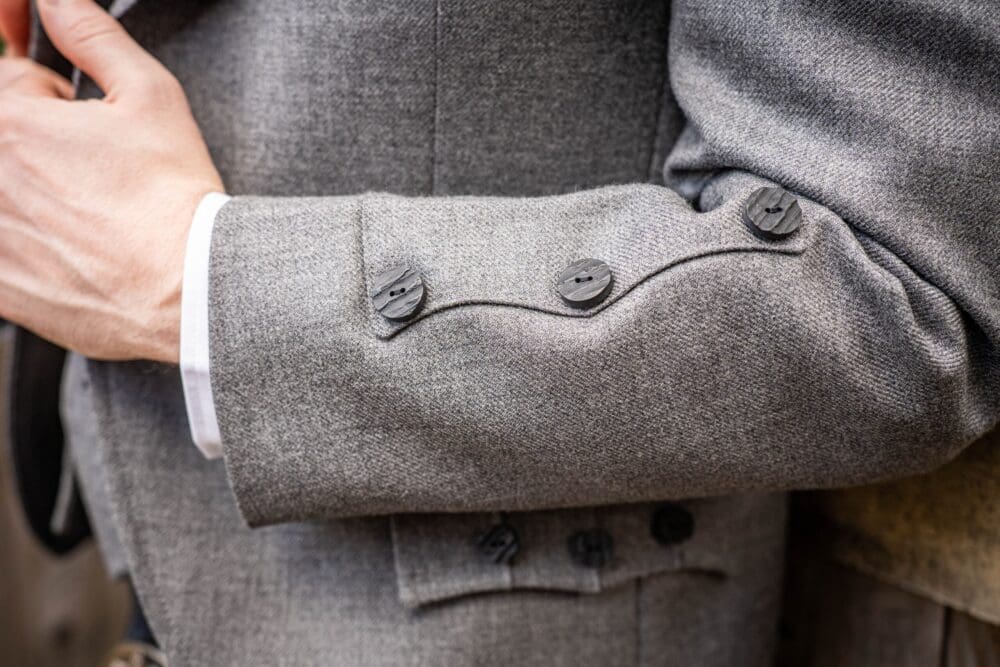 Graphite Grey Crail Kilt Jacket & Waistcoat - Image 3