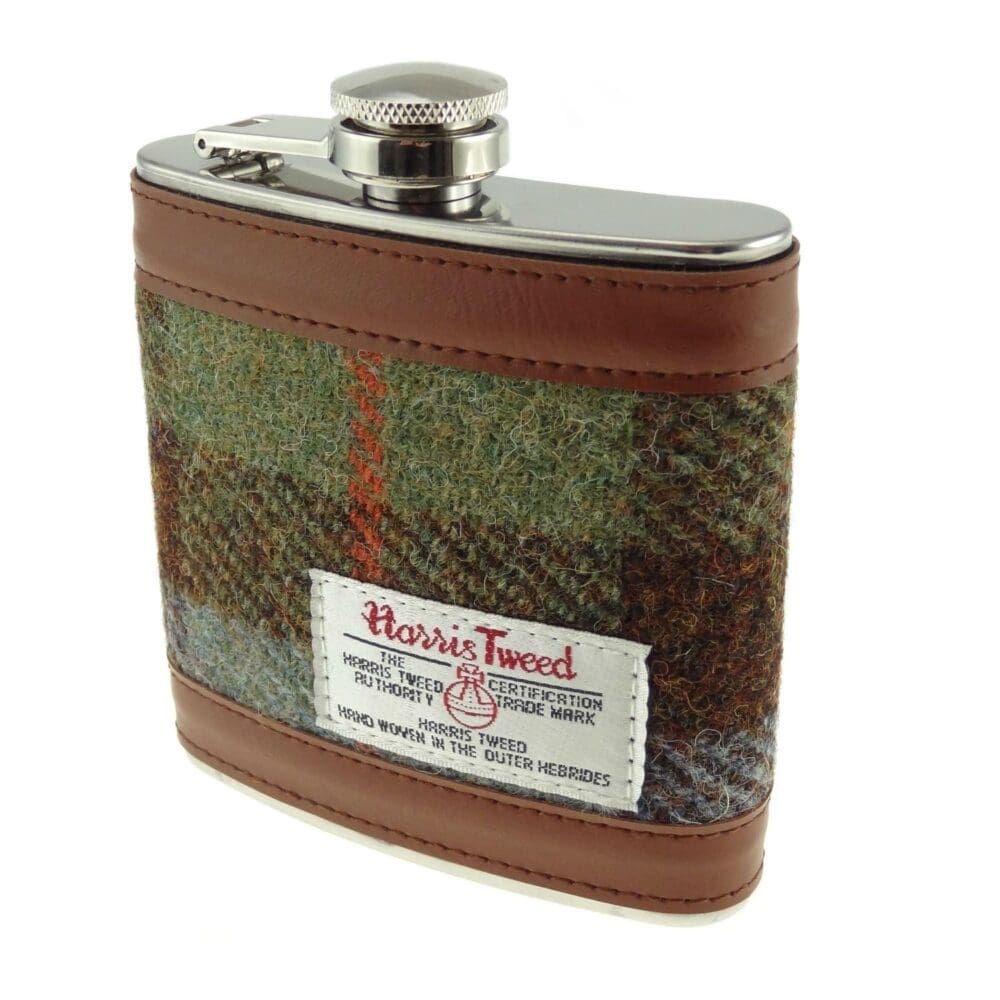 Harris Tweed Hipflask