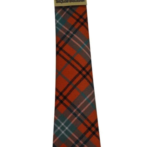 Men's Wool Tartan Tie - Morrison Red Ancient