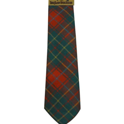 Men's Wool Tartan Tie - Burnett Ancient