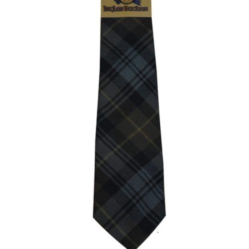 Men's Wool Tartan Tie - Gordon Weathered