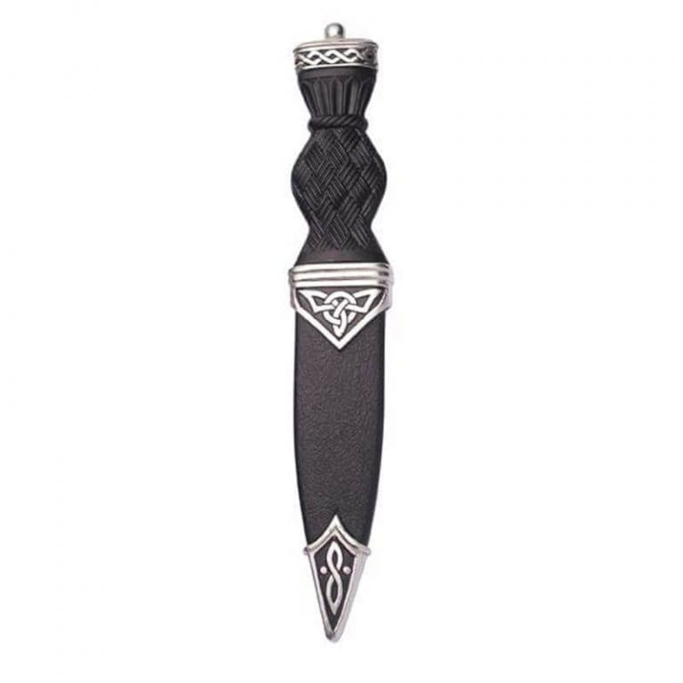 Celtic Polished Sgian Dubh