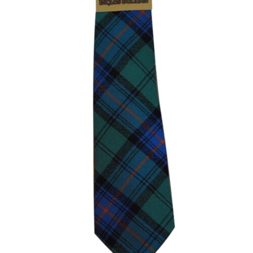 Men's Wool Tartan Tie - Armstrong Ancient - Green
