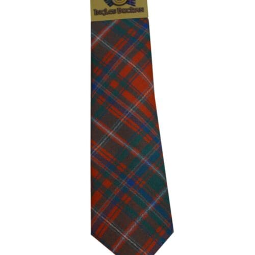 Men's Wool Tartan Tie - MacDougall Ancient