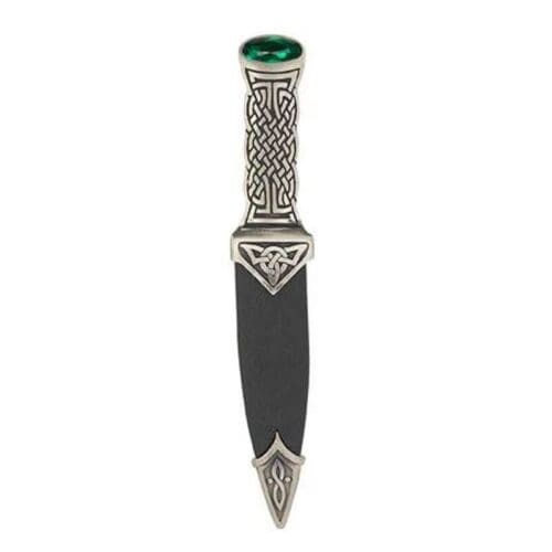 Celtic Metal Handle Sgian Dubh