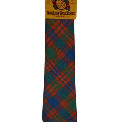 Men's Wool Tartan Tie - MacIntyre Ancient - Orange