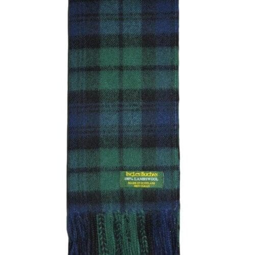 Black Watch Lambswool Tartan Scarf