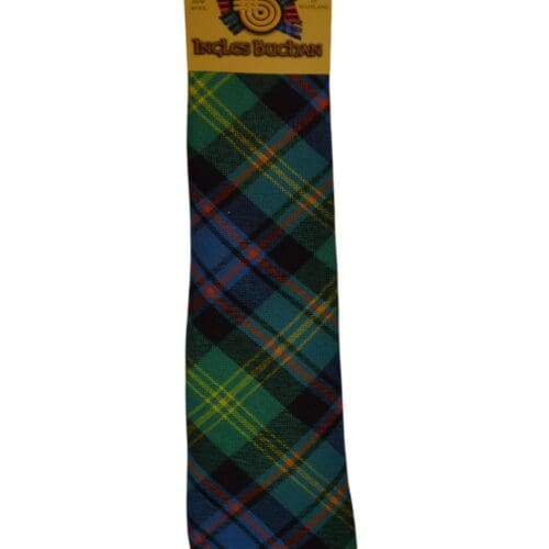 Men's Wool Tartan Tie - Watson Ancient - Green