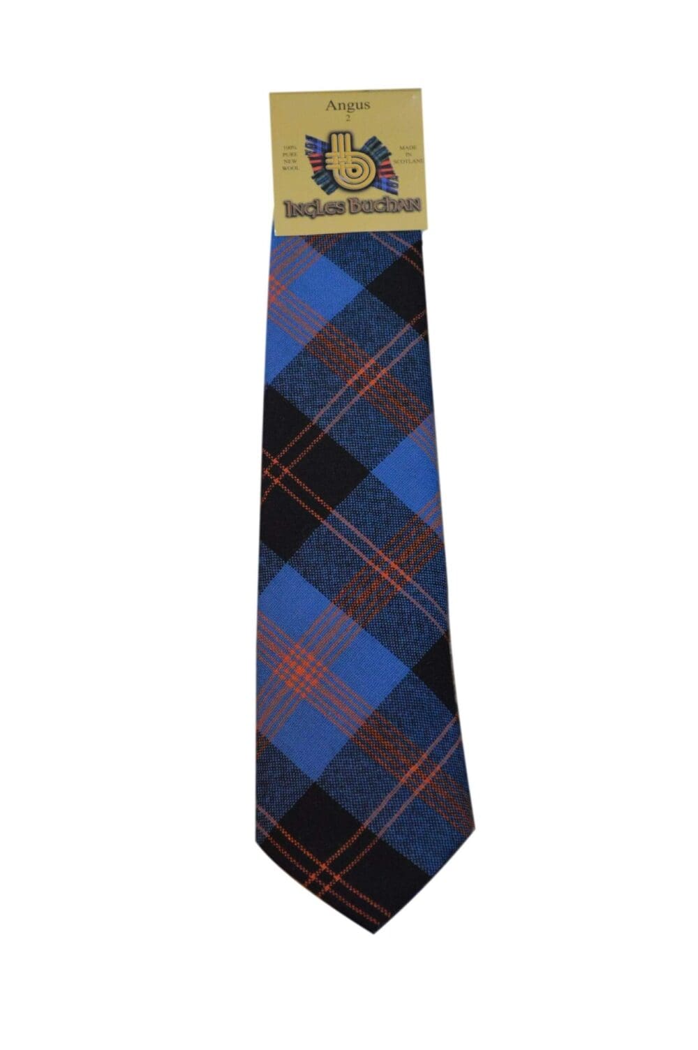 Men's Wool Tartan Tie - Angus Ancient