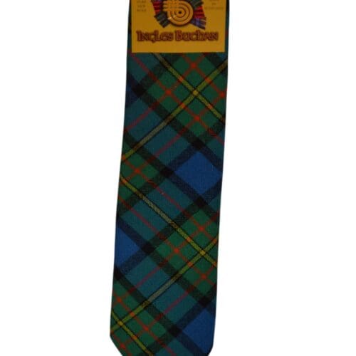 Men's Wool Tartan Tie - MacLaren Ancient - Green, Blue