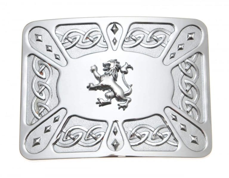 Kilt Buckle - Lion Chrome