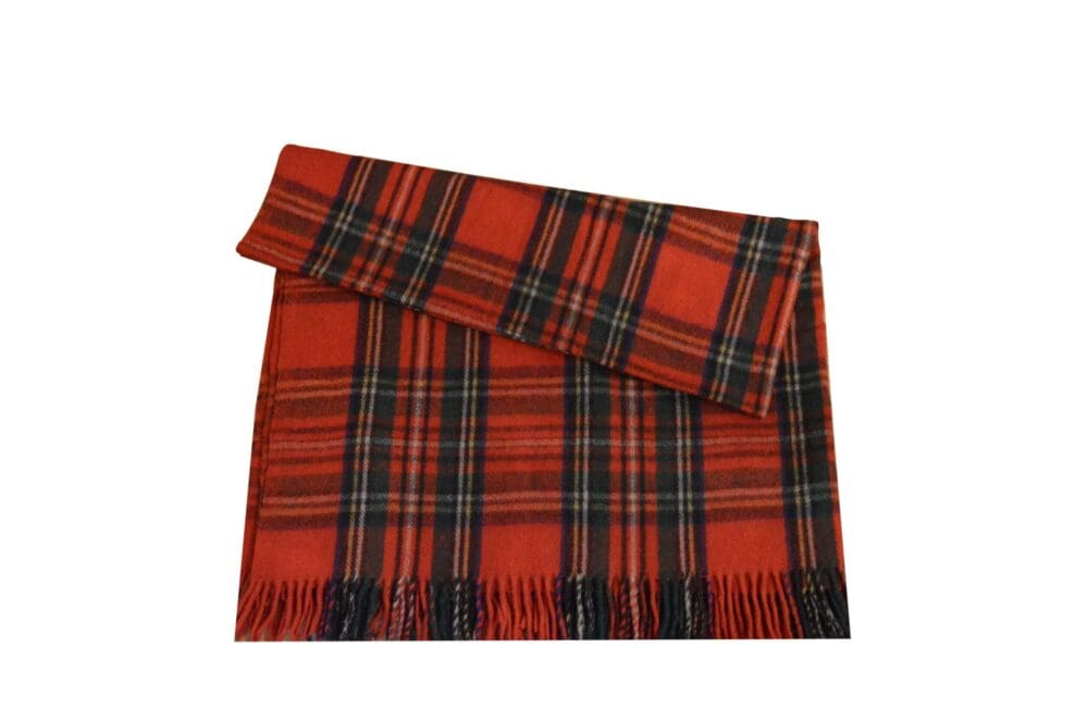 Royal Stewart Tartan Rug Throw