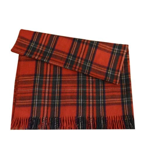 Royal Stewart Tartan Rug Throw