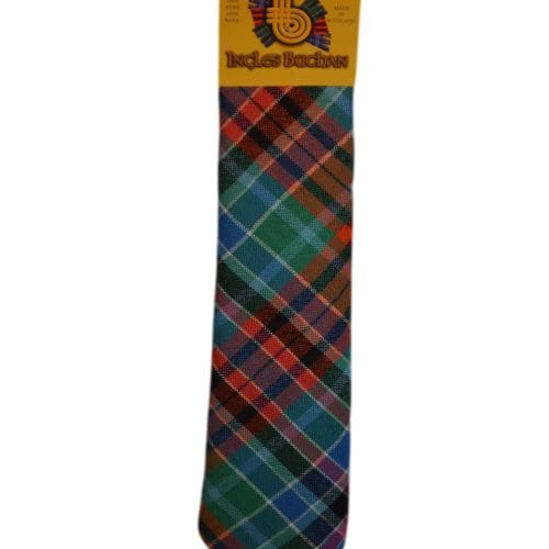 Men's Wool Tartan Tie - Gordon Red Ancient - Red, Green, Blue