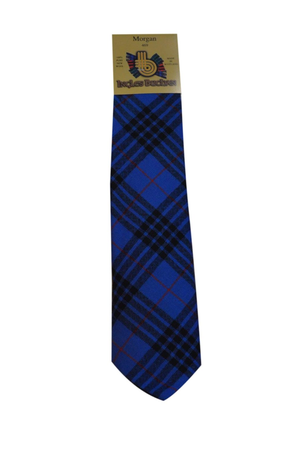 Men's Wool Tartan Tie - Morgan Modern