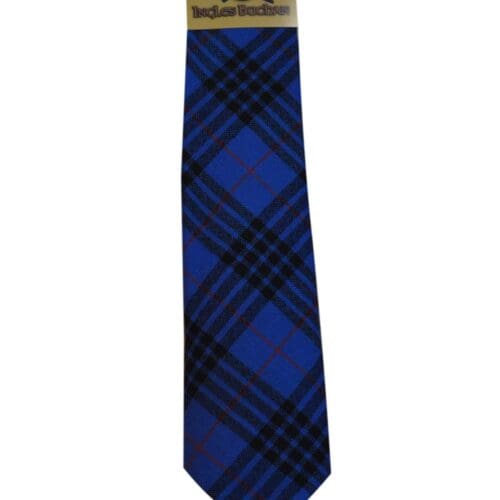 Men's Wool Tartan Tie - Morgan Modern