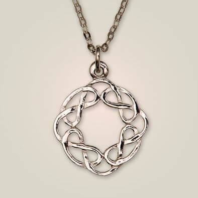 Ladies Pewter Necklace APS 231