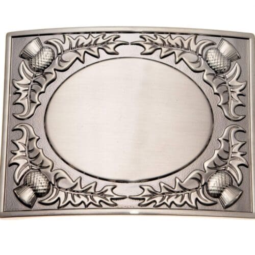 Kilt Buckle - Thistle Antique