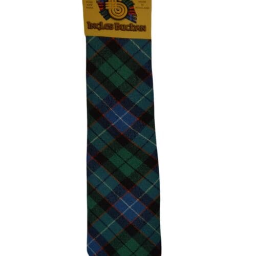 Men's Wool Tartan Tie - Russel Ancient - Green