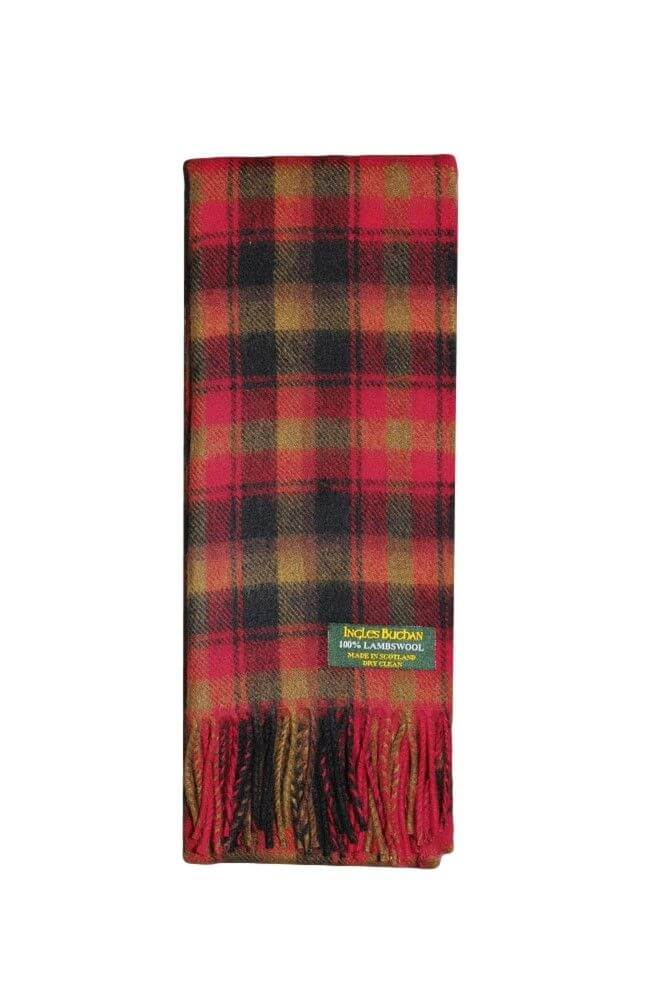Maple Leaf Lambswool Tartan Scarf
