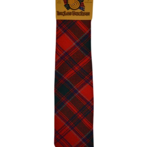 Men's Wool Tartan Tie - Drummond Modern - Red, Green