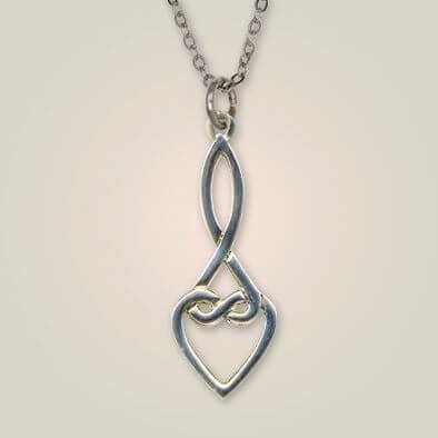 Ladies Pewter Necklace APS 212P