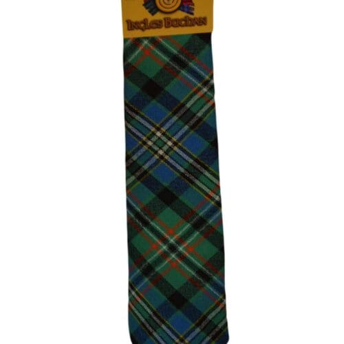 Men's Wool Tartan Tie - Scott Green Ancient
