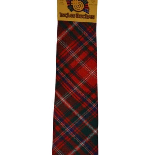 Men's Wool Tartan Tie - MacDougal Modern - Red