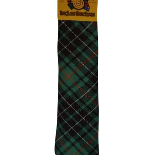 Men's Wool Tartan Tie - MacAuley Hunting Ancient - Black, Green