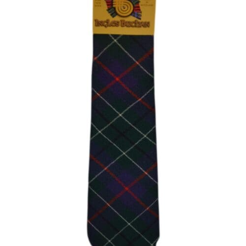 Men's Wool Tartan Tie - Duncan Modern - Green, Navy, Red