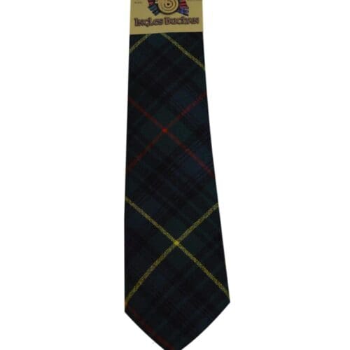 Men's Wool Tartan Tie - Stewart Hunting Modern
