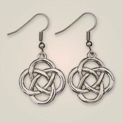 Ladies Pewter Earrings APS 205E