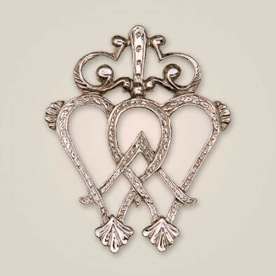 Ladies Pewter Brooch APS 2