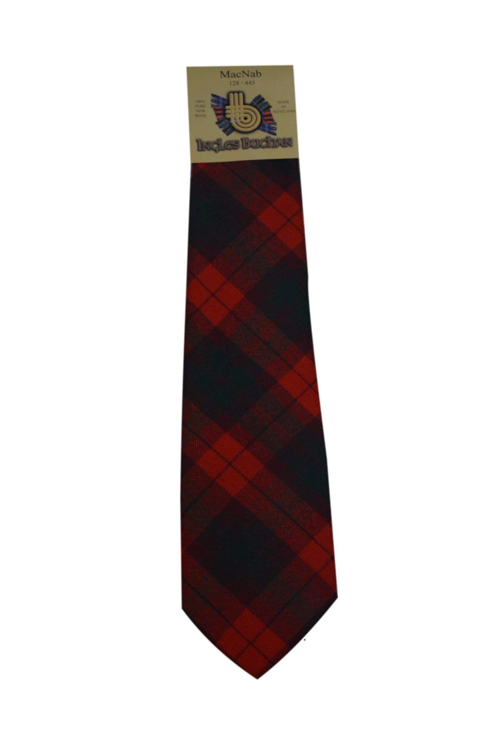 Men's Wool Tartan Tie - MacNab Modern