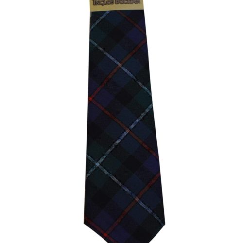 Men's Wool Tartan Tie - Campbell Cawdor Modern