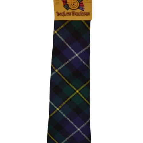Men's Wool Tartan Tie - MacNeil Barra Modern - Green