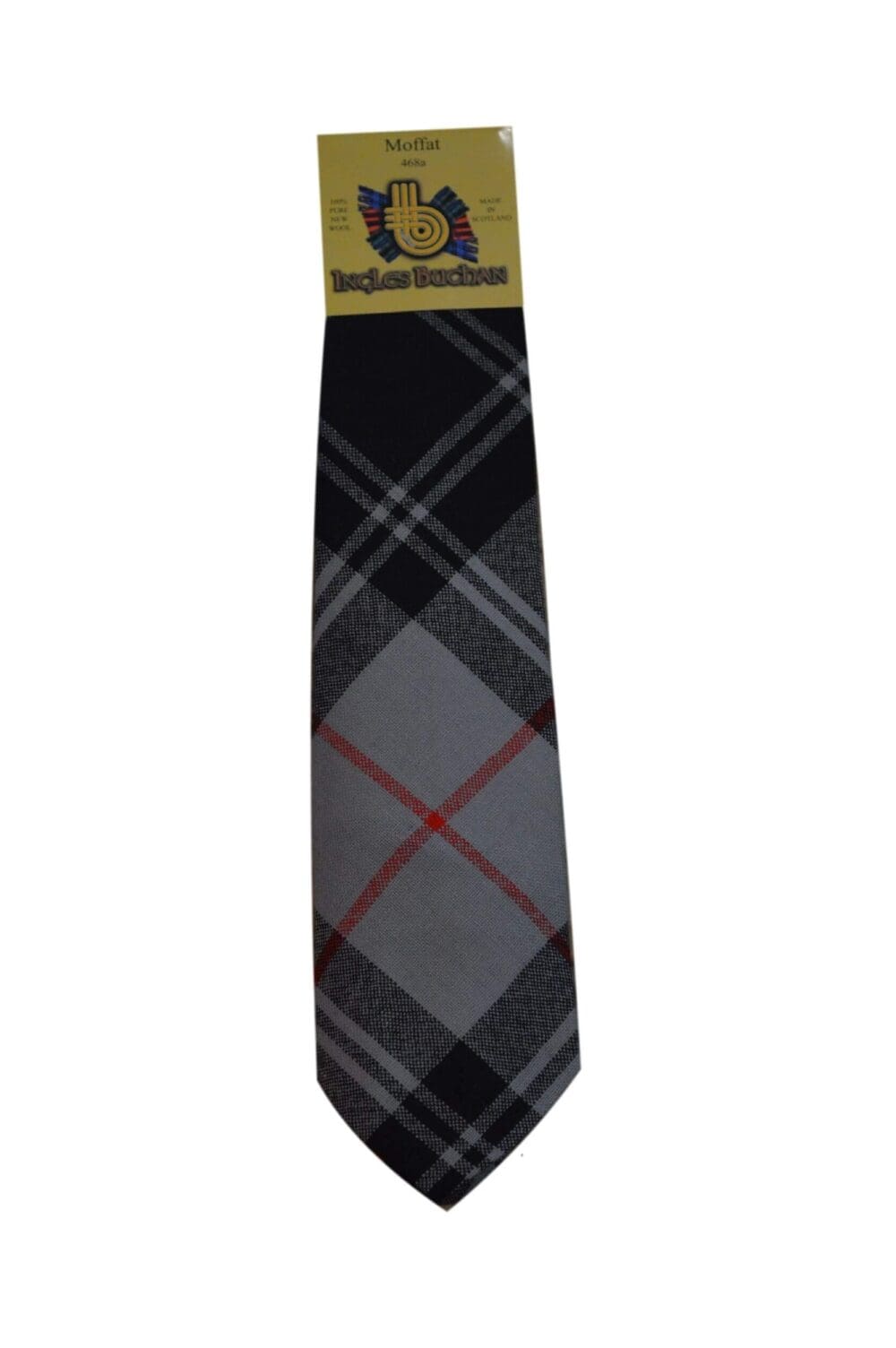 Men's Wool Tartan Tie - Moffat Modern