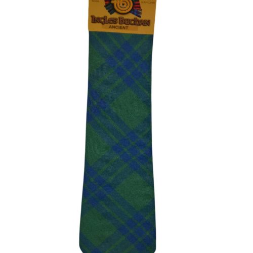 Men's Wool Tartan Tie - Montgomerie Ancient - Green