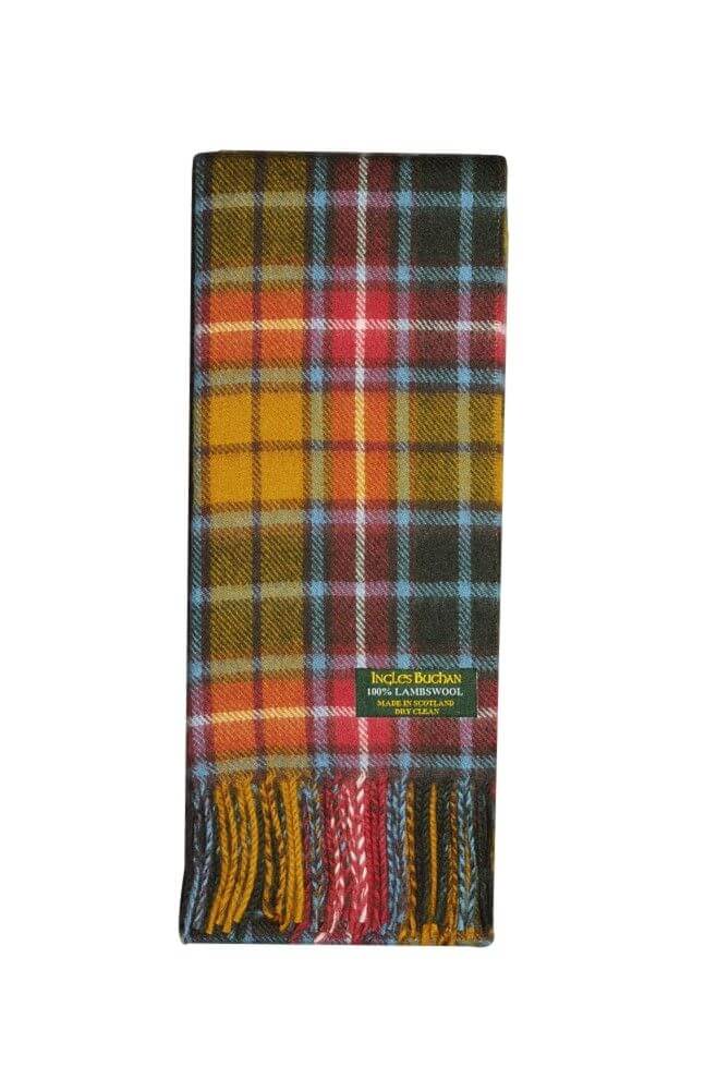 Buchanan Antique Lambswool Tartan Scarf