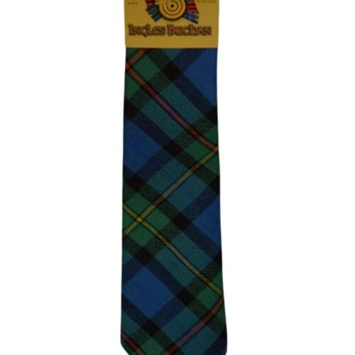 Men's Wool Tartan Tie - Smith Ancient - Blue