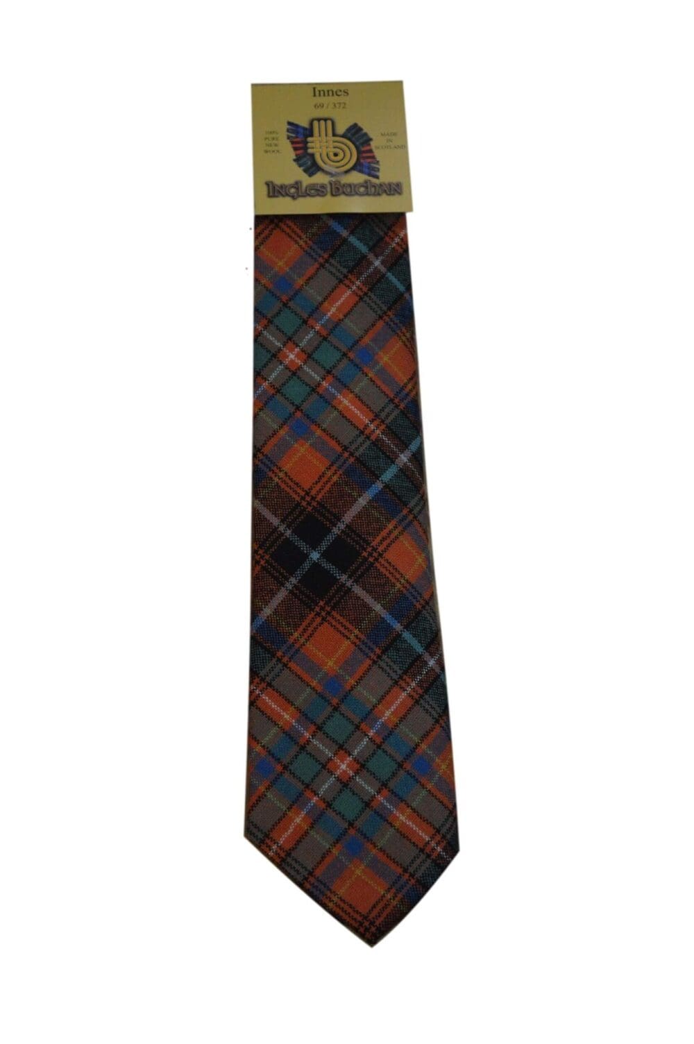 Men's Wool Tartan Tie - Innes Ancient