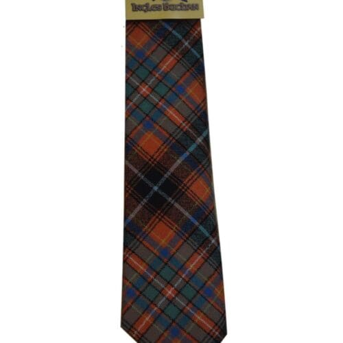 Men's Wool Tartan Tie - Innes Ancient