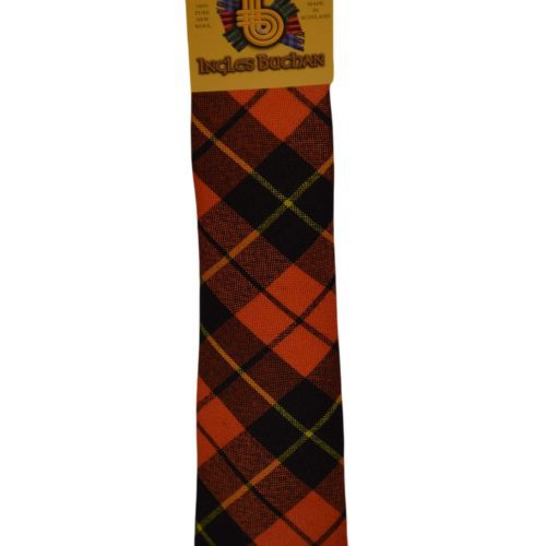 Men's Wool Tartan Tie - Wallace Ancient - Orange