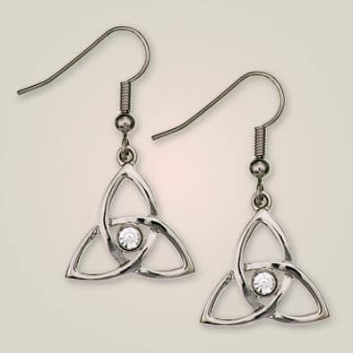 Ladies Pewter Earrings APS 220E