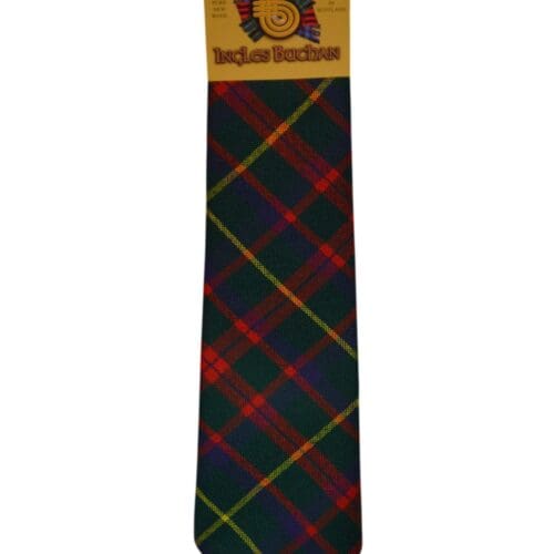 Men's Wool Tartan Tie - MacIntosh Hunting Modern - Navy