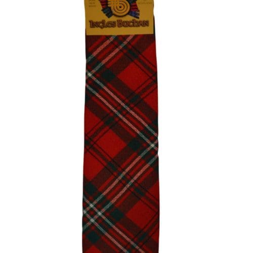 Men's Wool Tartan Tie - Scott Modern - Red