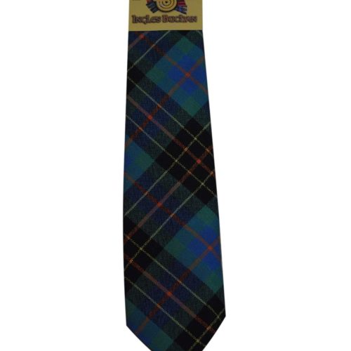 Men's Wool Tartan Tie - Brodie Hunting Ancient