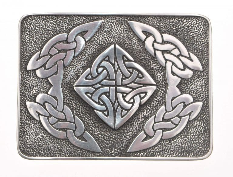 Kilt Buckle - Square Bulldog