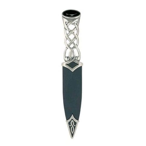 Celtic Metal Handle Sgian Dubh