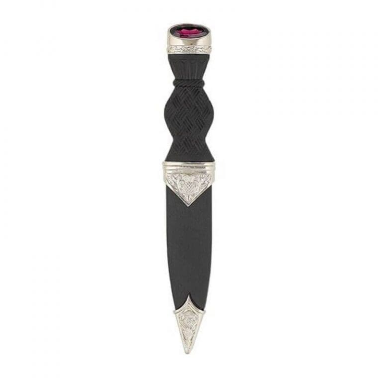 Plated Sgian Dubh - Choice of Stone